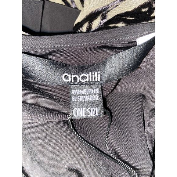 NWT Analili One Size Stunning Top Bland Adjustable Strap with Flowy Overlay - Picture 8 of 12